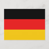 Deutschland Flag Postkarte (Vorderseite)