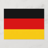 Deutschland Flag Postkarte (Vorderseite)