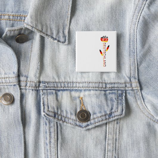 Deutschland Flag-Rose Button (Beispiel)
