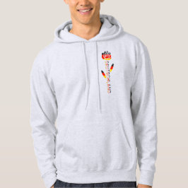 Deutschland Flag-Rose Hoodie