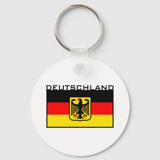 Deutschland Flag Schlüsselanhänger (Vorderseite)