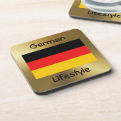 Deutschland - Flag+Text-Untersetzer Untersetzer (Linke Seite)