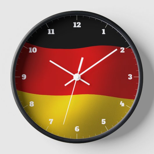 DEUTSCHLAND FLAG UHR (Vorderseite)