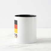 Deutschland Flag & Word Tasse (Zentrum)