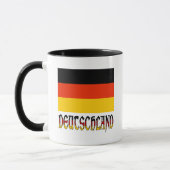 Deutschland Flag & Word Tasse (Links)