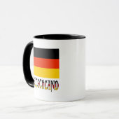 Deutschland Flag & Word Tasse (Vorderseite Links)