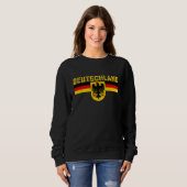 Deutschland Flagge Adler Deutsche Männer Sweatshirt (Vorne ganz)