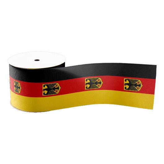Deutschland Flagge & Adler Deutschland - Reise, Ur Ripsband (Spule)
