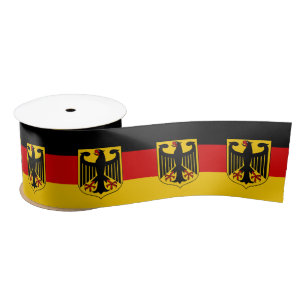 Deutschland Flagge & Adler Deutschland - Reise, Ur Satinband