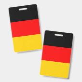 Deutschland-Flagge Ausweis (Vorder- & Rückseite)
