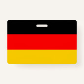Deutschland-Flagge Ausweis (Rückseite)