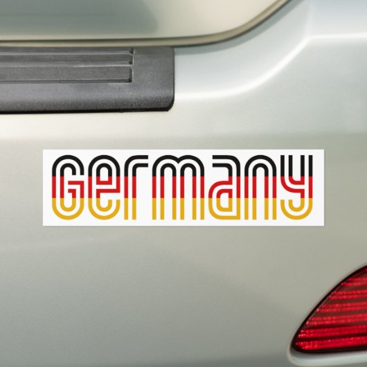 Deutschland-Flagge! Autoaufkleber (Auf Auto)