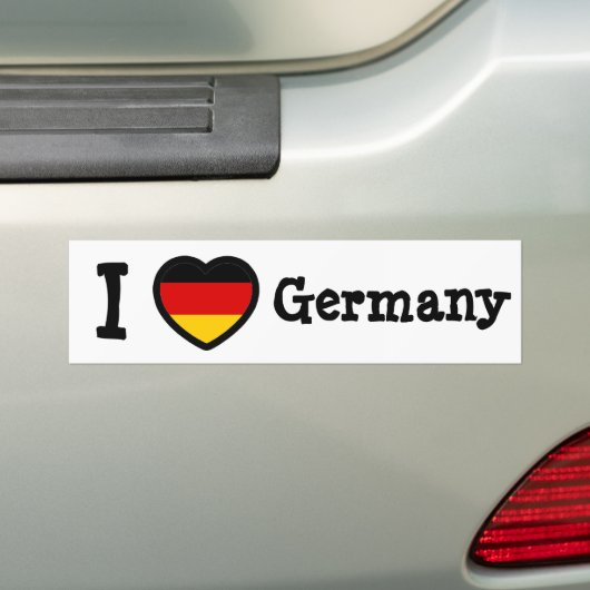 Deutschland-Flagge Autoaufkleber (Auf Auto)