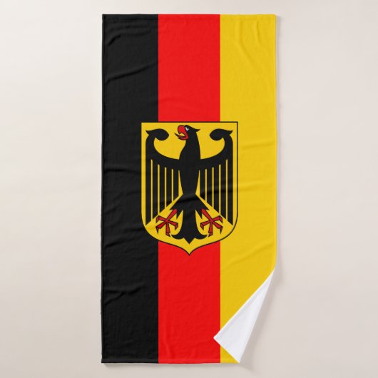 Deutschland-Flagge Badhandtuch Set (Badehandtuch)