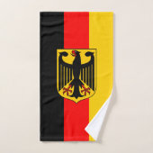 Deutschland-Flagge Badhandtuch Set (Handtuch)