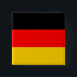 Deutschland-Flagge Button<br><div class="desc">Deutschland Flag Square Button. Sie können Ihren eigenen Text oder Ihre eigene Grafik hinzufügen,  indem Sie auf "Weiter anpassen" klicken.</div>