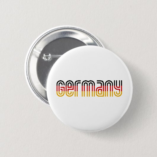 Deutschland-Flagge! Button (Vorne & Hinten)