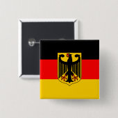 Deutschland-Flagge Button (Vorne & Hinten)