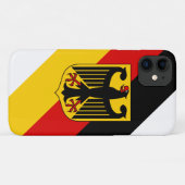 Deutschland-Flagge Case-Mate iPhone Hülle (Rückseite (Horizontal))