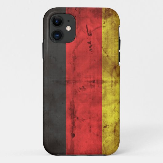 Deutschland Flagge Case-Mate iPhone Hülle (Rückseite)