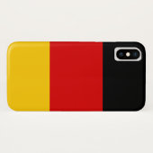 Deutschland-Flagge Case-Mate iPhone Hülle (Rückseite (Horizontal))