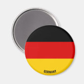 Deutschland Flagge Charming Patriotic Magnet (Vorderseite/Rückseite)
