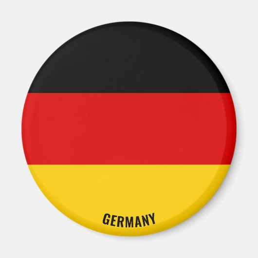 Deutschland Flagge Charming Patriotic Magnet (Vorne)