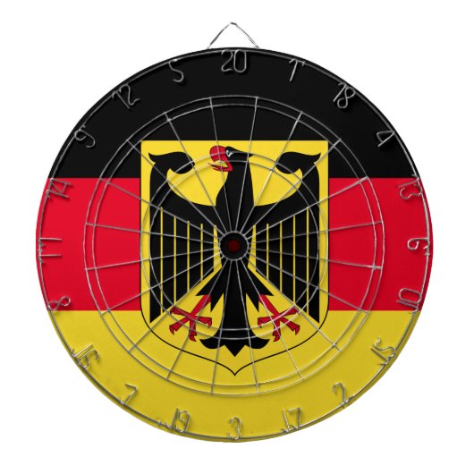 Deutschland-Flagge Dartscheibe (vorne)
