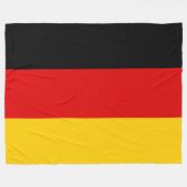 Deutschland-Flagge - Deutschland Fleecedecke (Vorderseite (Horizontal))