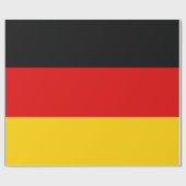 Deutschland-Flagge - Deutschland Geschenkpapier (Flach)