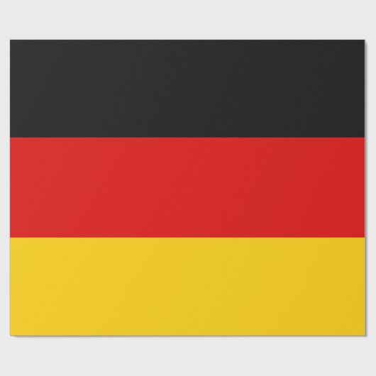 Deutschland-Flagge - Deutschland Geschenkpapier (Flach)