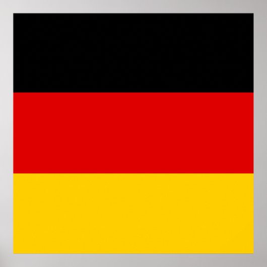 Deutschland-Flagge - Deutschland Poster (Vorne)