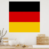 Deutschland-Flagge - Deutschland Poster (Küche)