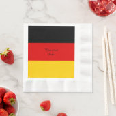 Deutschland-Flagge - Deutschland Serviette (Beispiel)