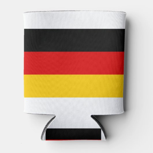 Deutschland - Flagge Dosenkühler (Vorderseite)