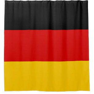 Deutschland-Flagge Duschvorhang