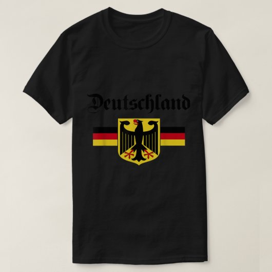 Deutschland Flagge Eagle Deutschland Deutschland T-Shirt (Design vorne)