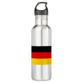 Deutschland - Flagge Edelstahlflasche (Vorderseite)