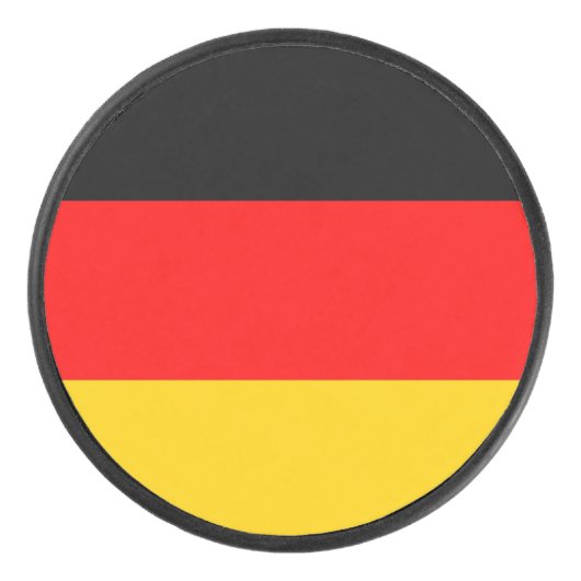 Deutschland-Flagge Eishockey Puck (Vorderseite)