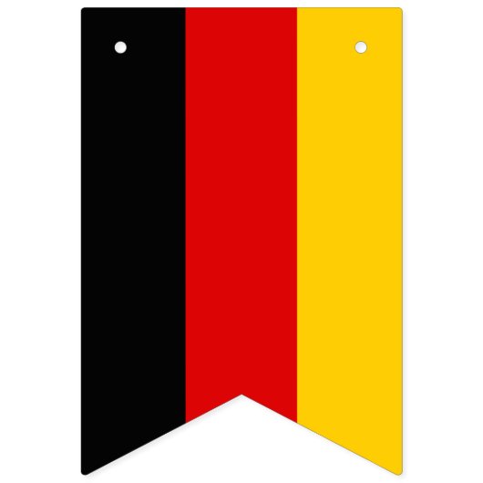 Deutschland Flagge Escutcheon Red Black Gold Patri (Dritte Fahne)