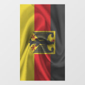 Deutschland-Flagge Fensteraufkleber (Blatt)
