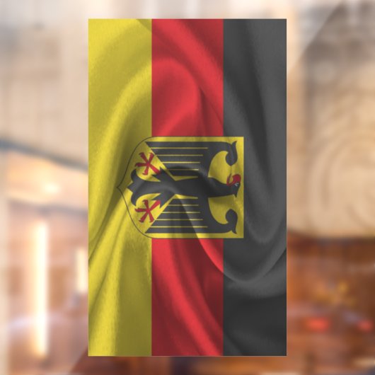 Deutschland-Flagge Fensteraufkleber (Blatt 2)
