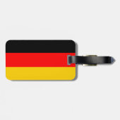 Deutschland-Flagge Gepäckanhänger (Rückseite horizontal)