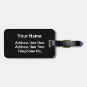 Deutschland-Flagge Gepäckanhänger (Rückseite horizontal)