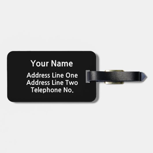 Deutschland-Flagge Gepäckanhänger (Rückseite horizontal)