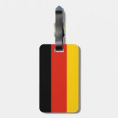 Deutschland-Flagge Gepäckanhänger (Rückseite vertikal)