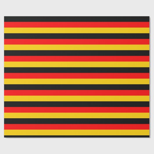 Deutschland-Flagge Geschenkpapier (Flach)