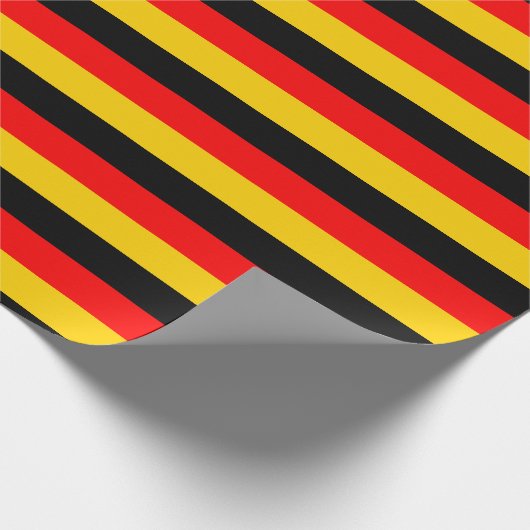 Deutschland-Flagge Geschenkpapier (Ecke)