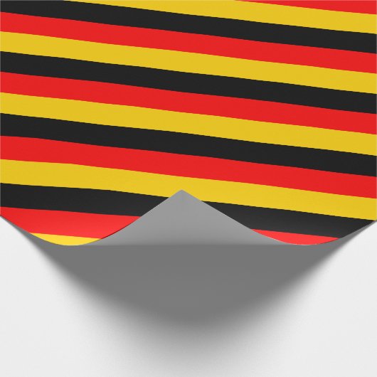 Deutschland-Flagge Geschenkpapier (Ecke)