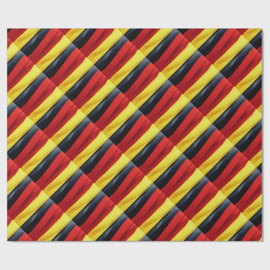 DEUTSCHLAND-Flagge Geschenkpapier (Flach)